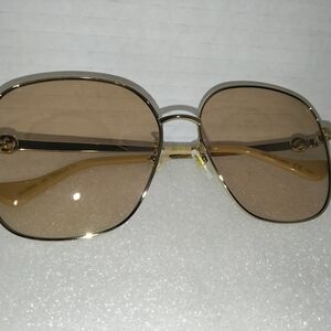 Gucci Gold Frame Sunglasses